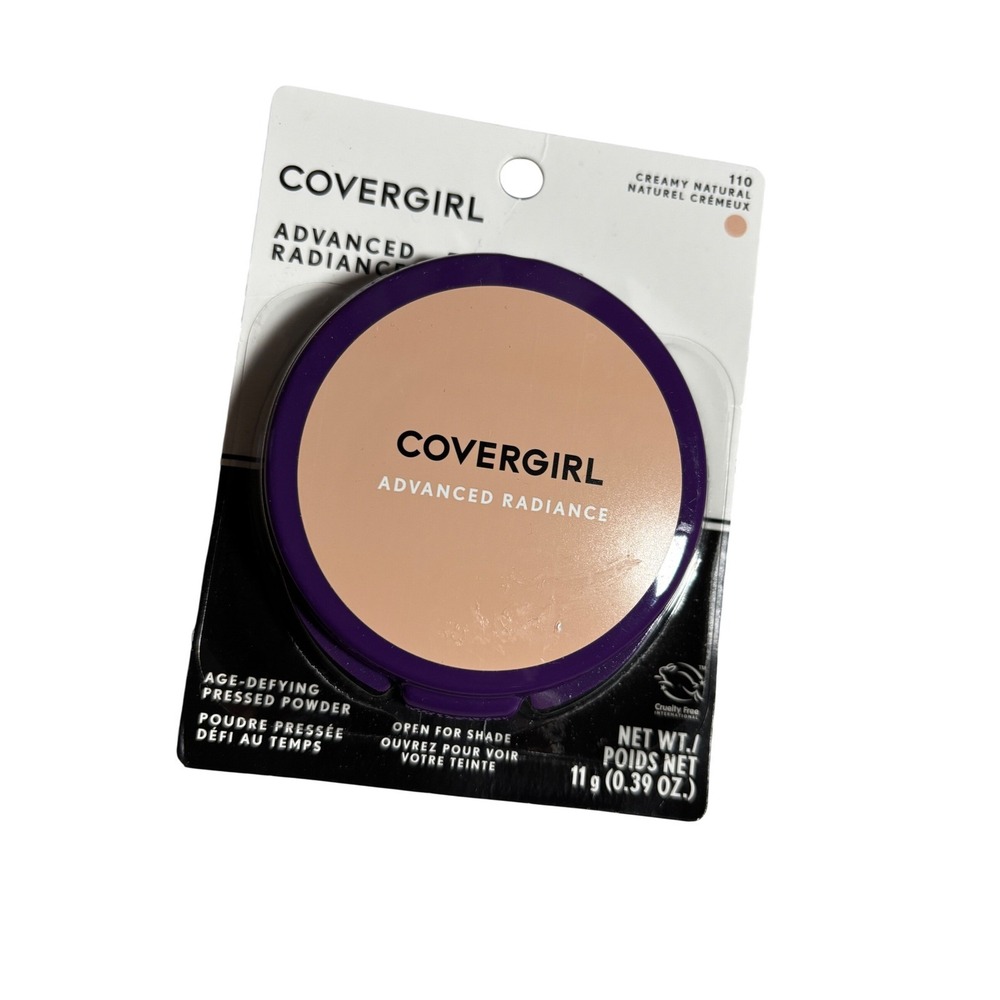 NWT Covergirl Advanced Radiance Age-Defying Pressed Powder 110 Creamy Natural